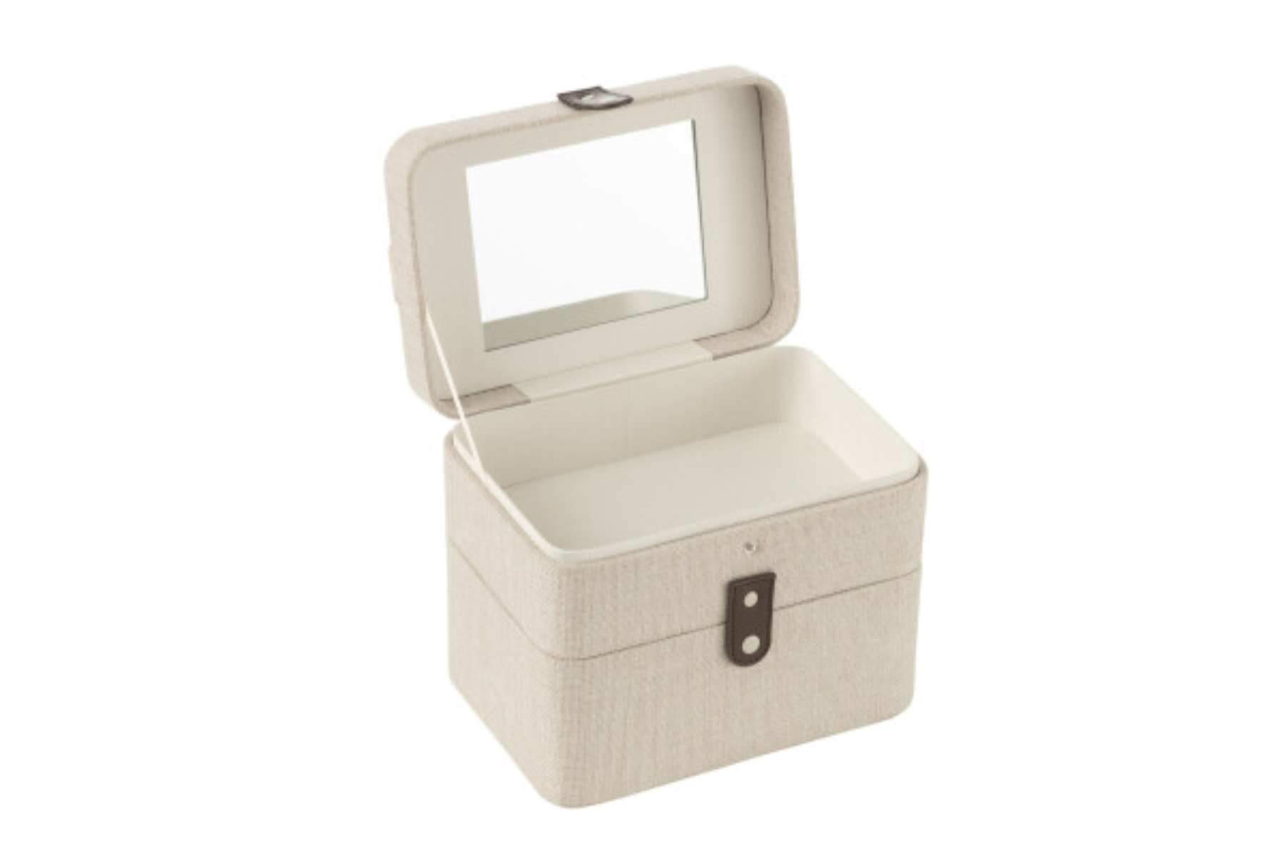 BOITE COSMETIQUE 2 ETAGE GRISE  JOLIPA