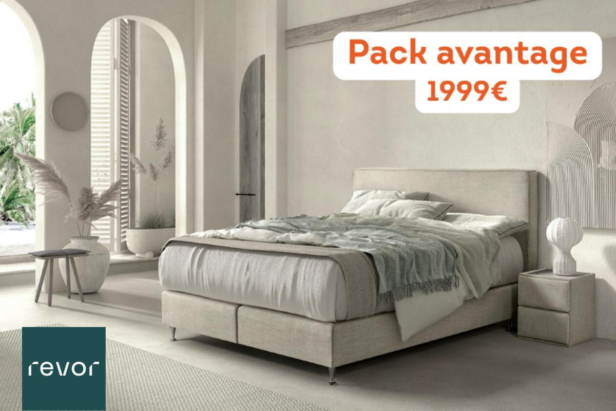 BOXSPRING BE RELAX REVOR PACK AVANTAGE REVOR