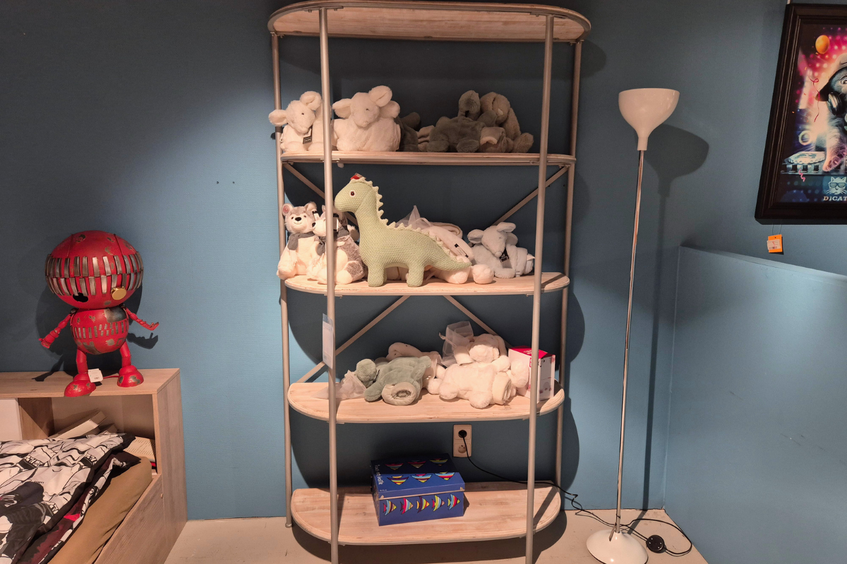 ETAGERE BLANC GRIS MODELE EXPO