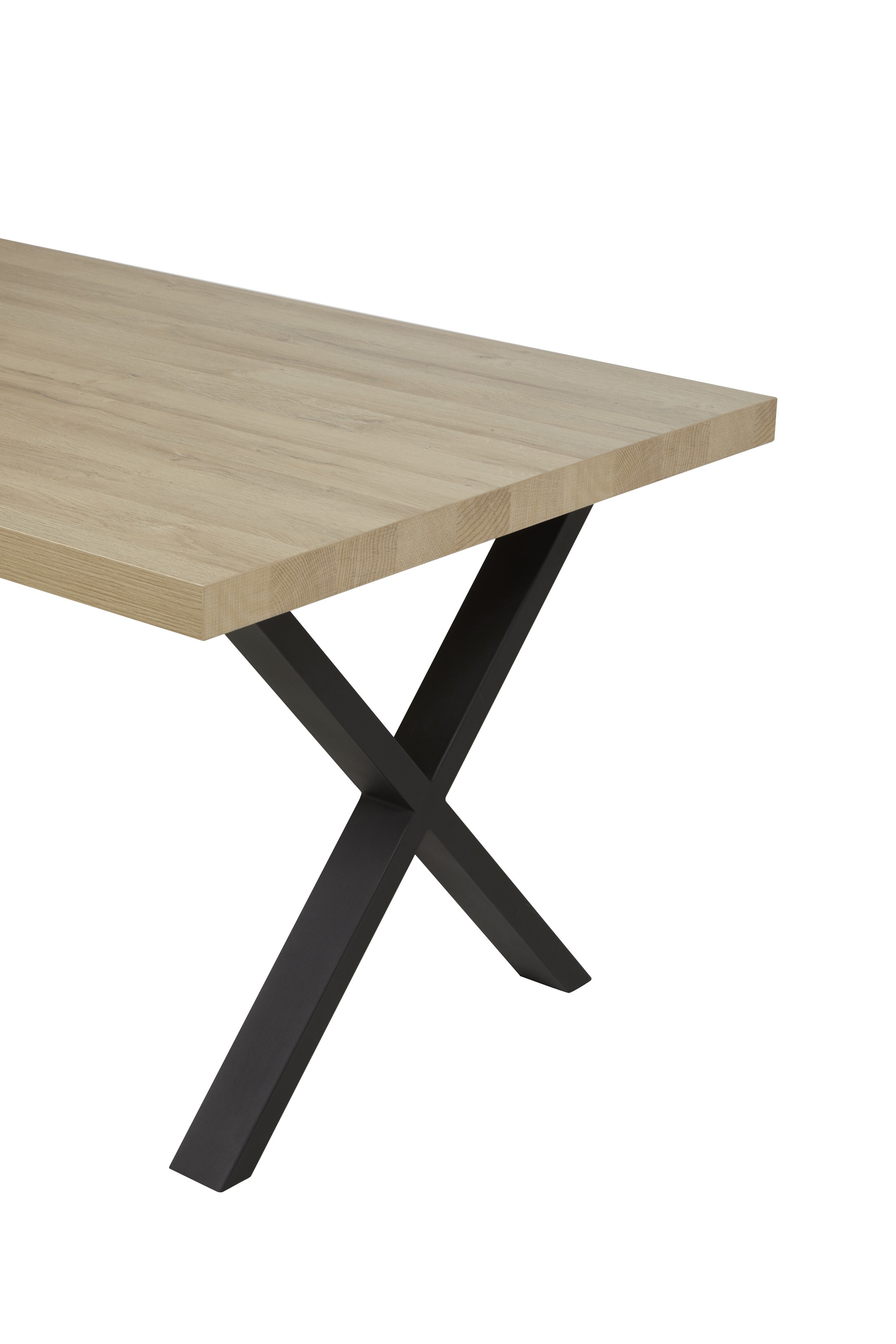 TABLE MARNIX 170 CM PIEDS X • Meubles Belot à Soignies