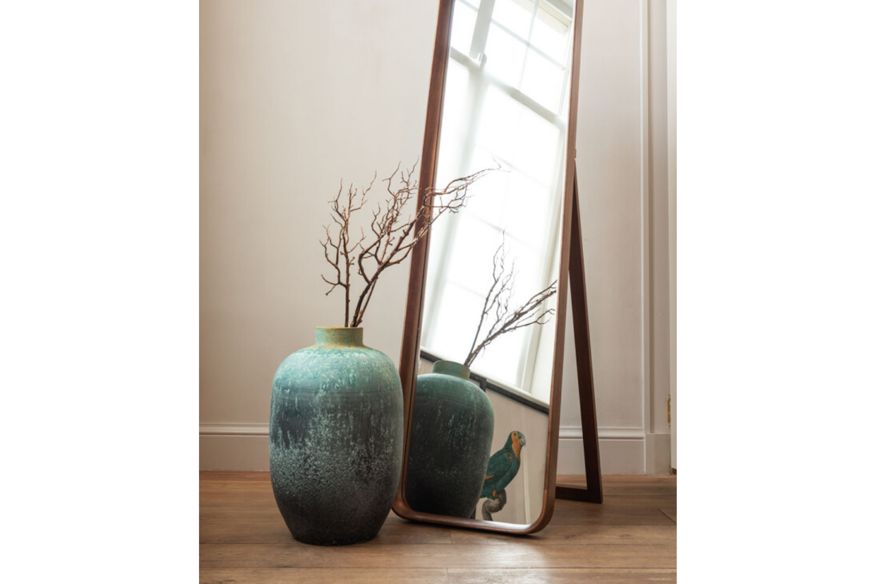 VASE VINTAGE CER AZUR SMALL  AMBIANCE 1